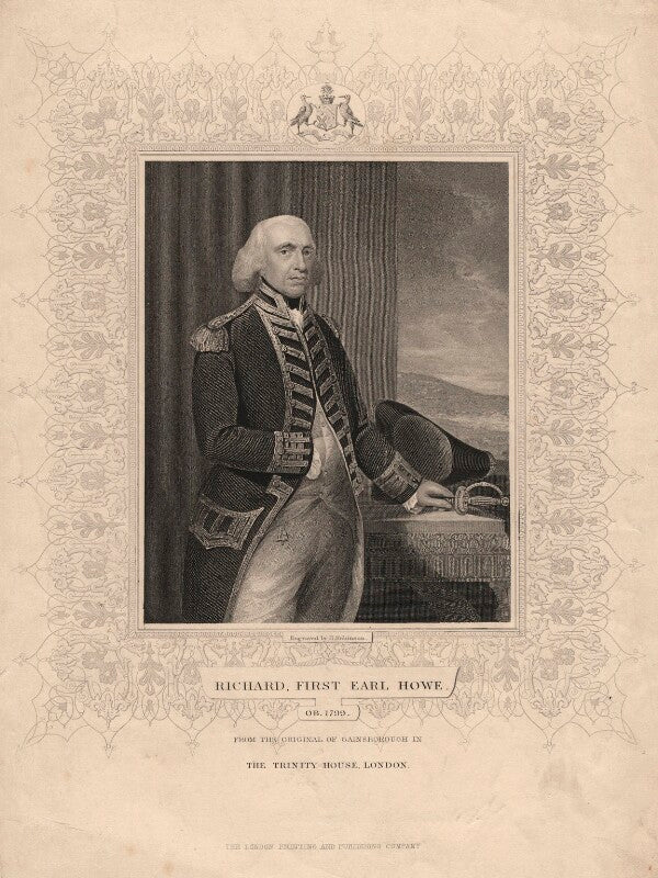 Richard howe, 1st earl howe npg d3277