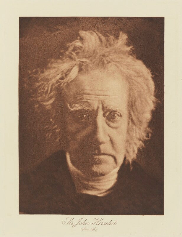 Sir john frederick william herschel, 1st bt npg ax29135