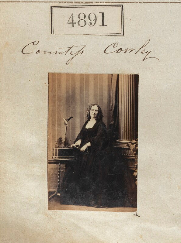 Olivia cecilia (née fitzgerald de ros), countess cowley npg ax54899