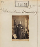 Miss Annie Marie Ommaney NPG Ax62100