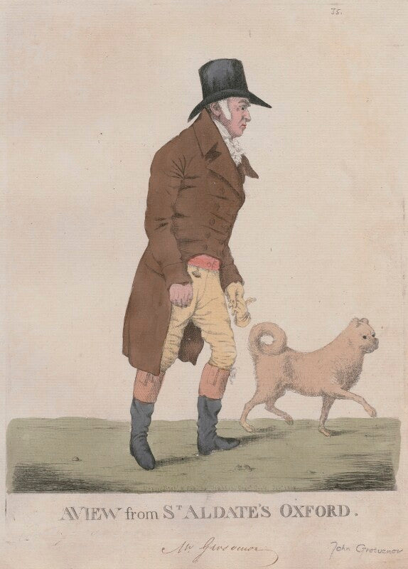 John grosvenor ('a view from st aldgate's, oxford') npg d13300