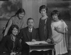 Konosuke Seko and his family NPG x184477