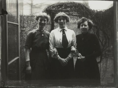 Winifred Margaret Broom with two others NPG x131440