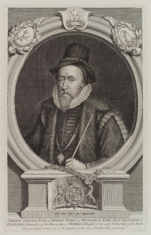 Thomas sackville, 1st earl of dorset npg d19223