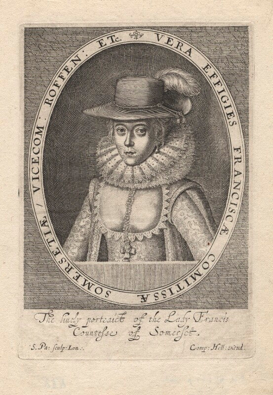 Frances, countess of somerset npg d6807