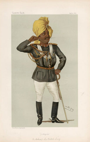 Sir Pertab Singhji, Maharaja of Idar and Regent of Jodhpur ('Men of the Day. No. 385.') NPG D44347