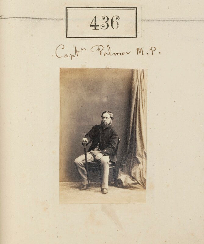 'captain palmer m.p.' (probably sir roger william henry palmer, 5th bt) npg ax50177