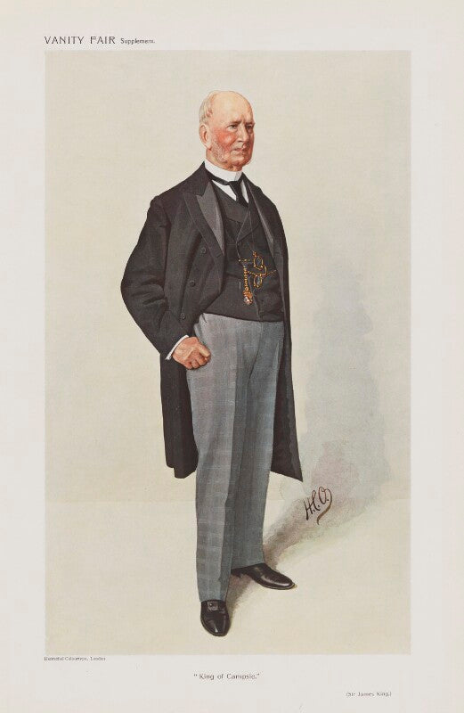 Sir james king, 1st bt of campsie ('men of the day. no. 1242. "king of campsie."') npg d45571