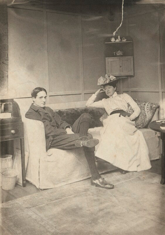 Harley granville barker; charlotte shaw (née payne townshend) npg x128075