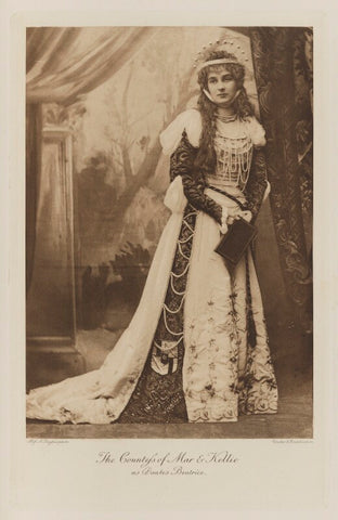 Susan Violet Erskine (née Ashley-Cooper), Countess of Mar and Kellie as Dante's Beatrice NPG Ax41081
