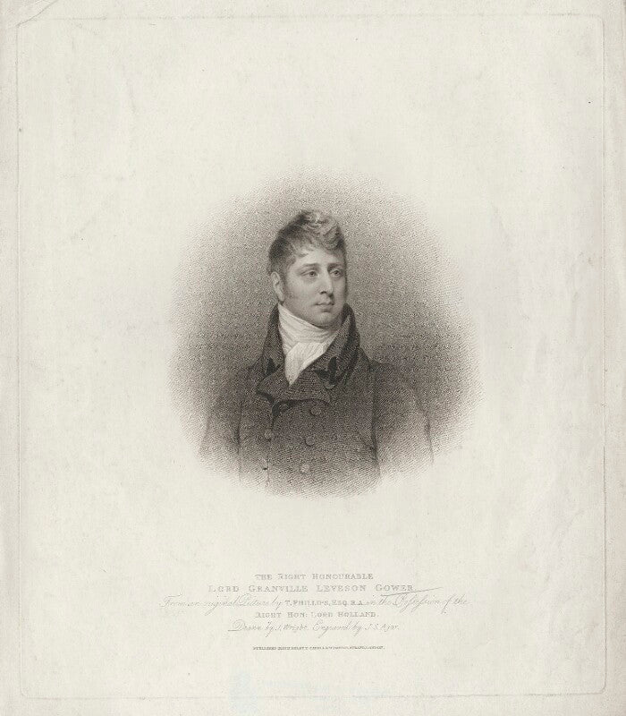 Granville leveson gower, 1st earl granville npg d40873