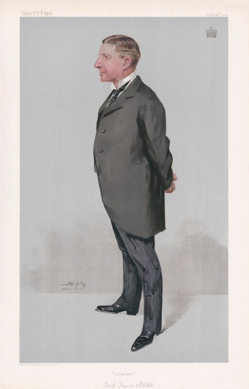 George arbuthnot burns, 2nd baron inverclyde ('men of the day. no. 924. "cunarder"') npg d45233