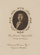 Diploma of membership of the Samuel Pepys Club for Sir Edmund Gosse NPG D18073