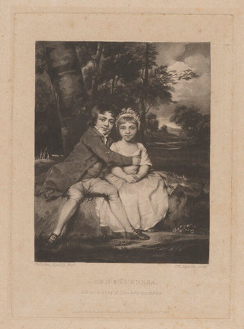 John Parker, 1st Earl of Morley; Theresa Villiers (née Parker) NPG D39035
