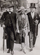 James Went; Elsie Clara Oppenheim (née Hopkins); Edward Phillips Oppenheim NPG x194153