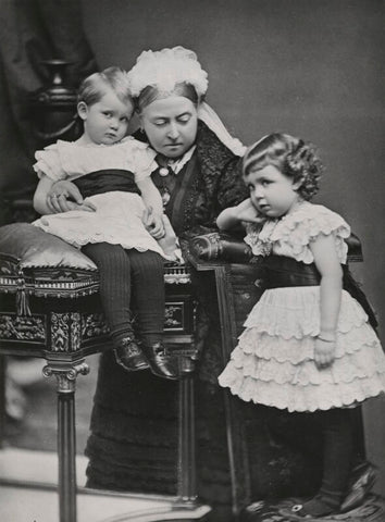 Prince Arthur of Connaught; Queen Victoria; Margaret, Crown Princess of Sweden NPG x158990