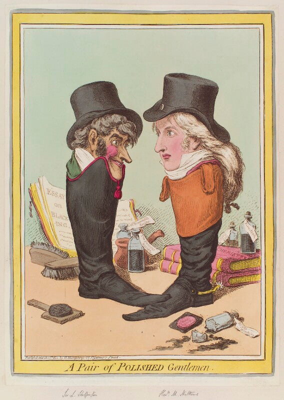 'a pair of polished gentlemen' (sir lumley st george skeffington; montague james mathew) npg d12757