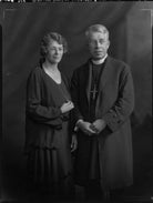 Ethel Kathleen Hicks (née Savage); (Frederick Cyril) Nugent Hicks NPG x70595