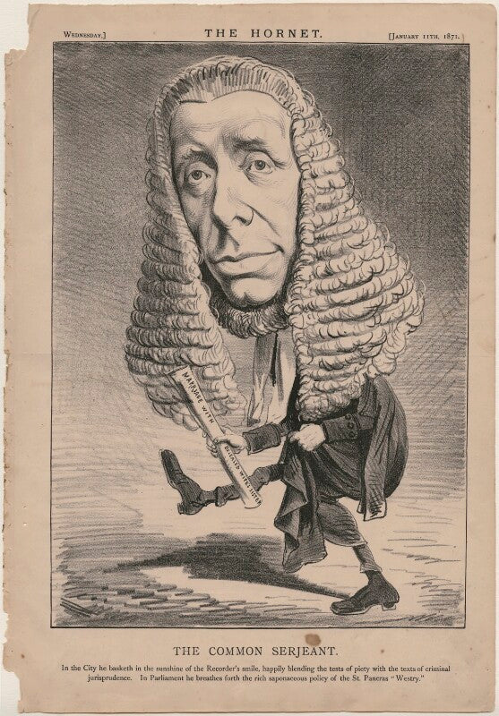William campbell sleigh ('the common serjeant') npg d48218