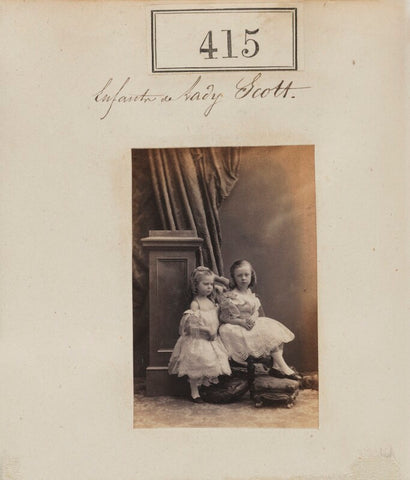 'Children of Lady Scott' NPG Ax50162