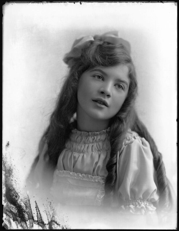 Estelle dudley as alice in 'alice in wonderland' npg x34654