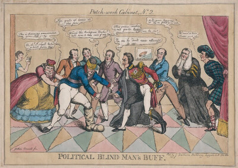 'Patch-work Cabinet, No. 2. Political Bind Man's Buff' NPG D48706