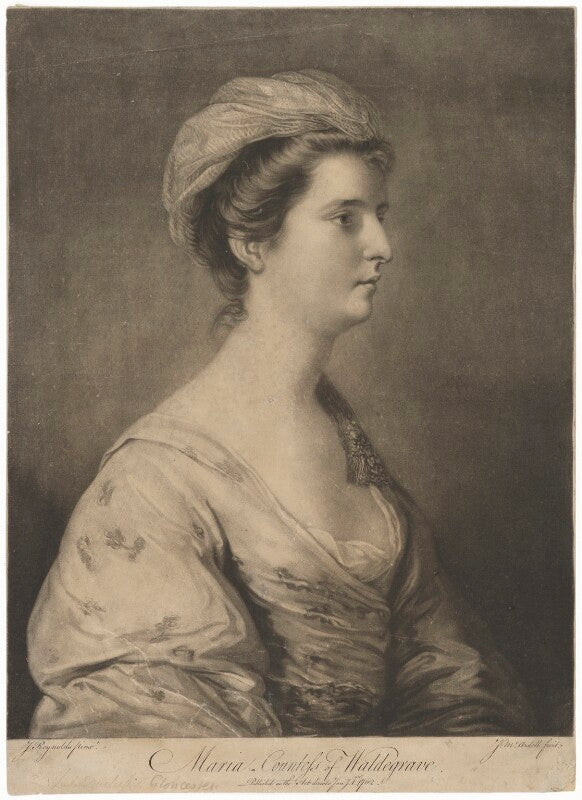 Maria (née walpole), duchess of gloucester and edinburgh npg d33044