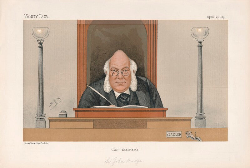 Sir john bridge ('men of the day. no. 505.') npg d44539