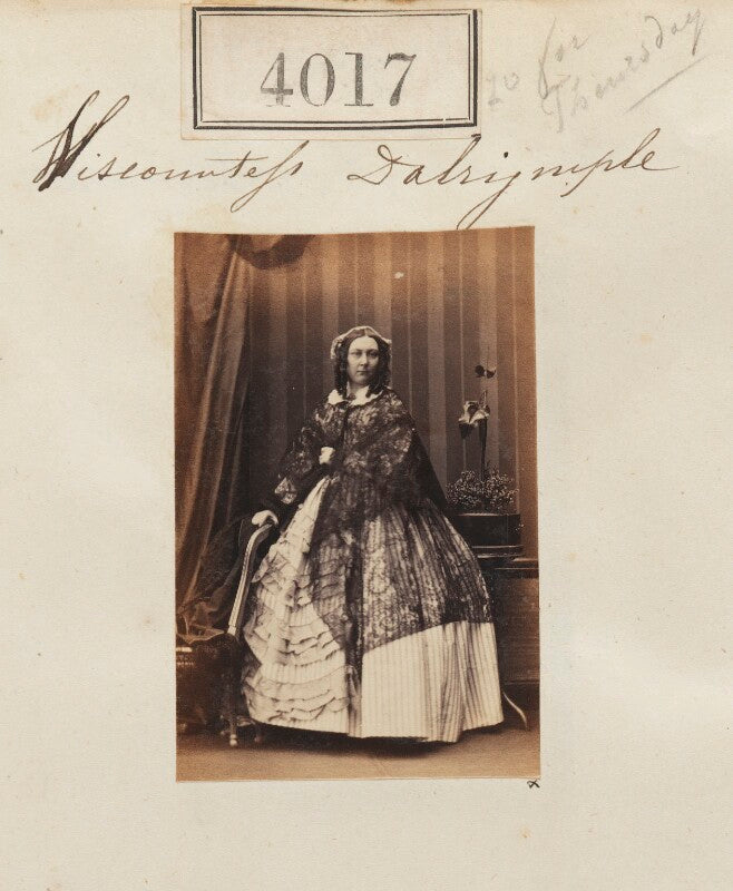 Louisa jane henrietta emily (née de franquetot), countess of stair npg ax54032