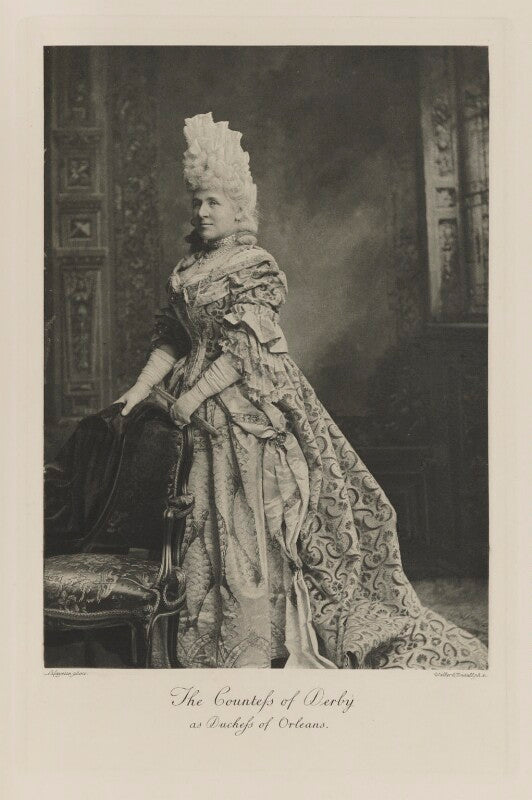 Constance (née villiers), countess of derby as duchess of orleans npg ax41106