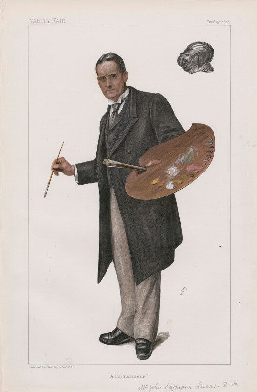 John seymour lucas ('men of the day. no. 768.') npg d44991