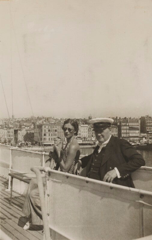 Comtesse phyllis de janzé (née boyd); sir winston leonard spencer churchill npg ax183135