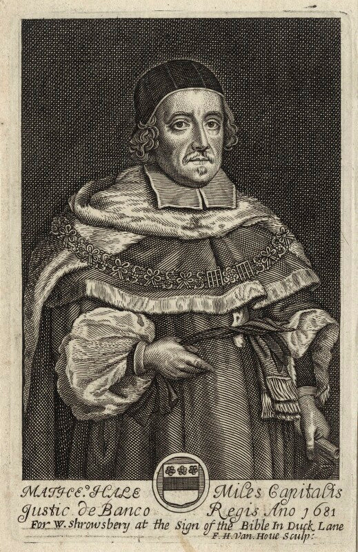 Sir matthew hale npg d29868