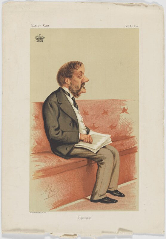 James howard harris, 3rd earl of malmesbury ('statesmen. no. 180. "diplomacy."') npg d49399