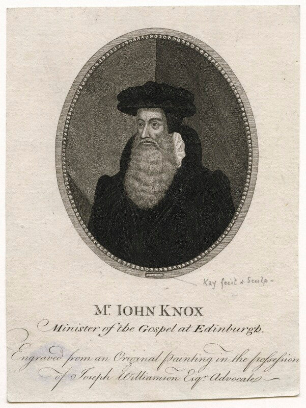 Unknown man, called john knox npg d42334