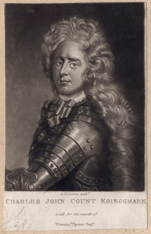 Charles john (karl johann), count konigsmarck npg d3384
