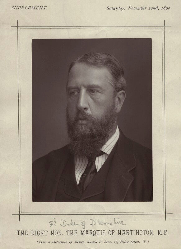 Spencer compton cavendish, 8th duke of devonshire npg x8035