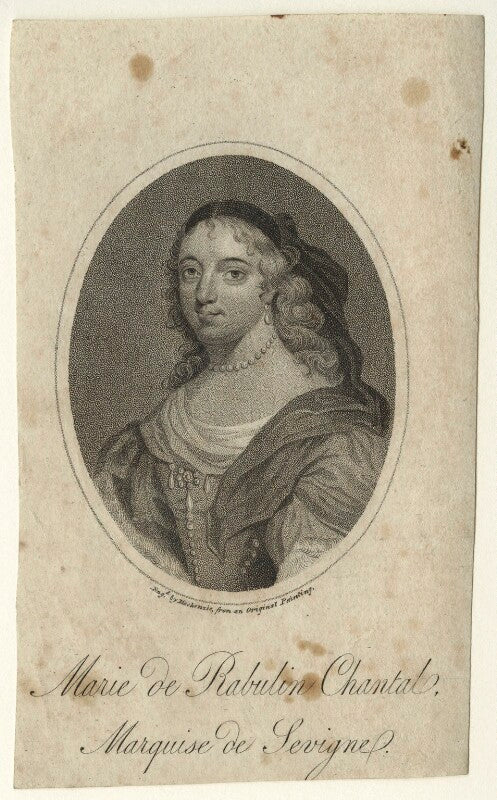 Marie, marquise de sévigné (née de rabutin chantal) npg d23525