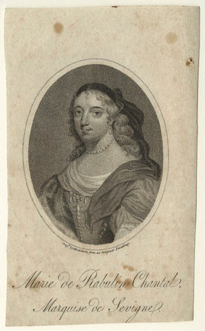 Marie, Marquise de Sévigné (née de Rabutin-Chantal) NPG D23525