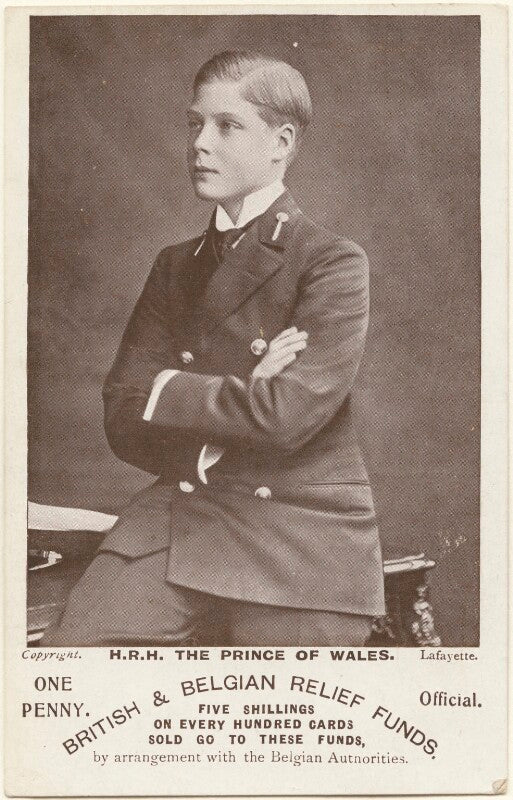 'british & belgian relief funds (prince edward, duke of windsor (king edward viii)) npg x196913