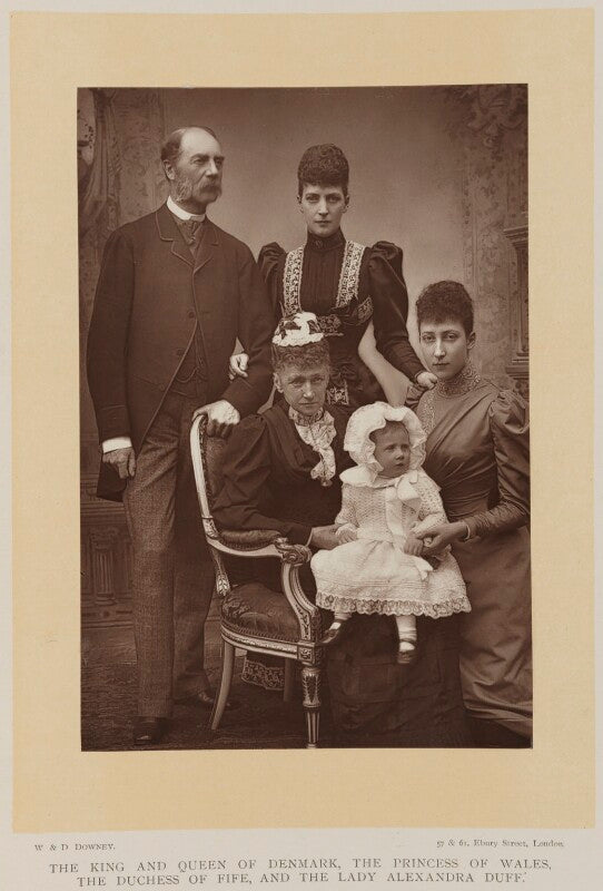 Alexandra of denmark with members of her family npg ax27899