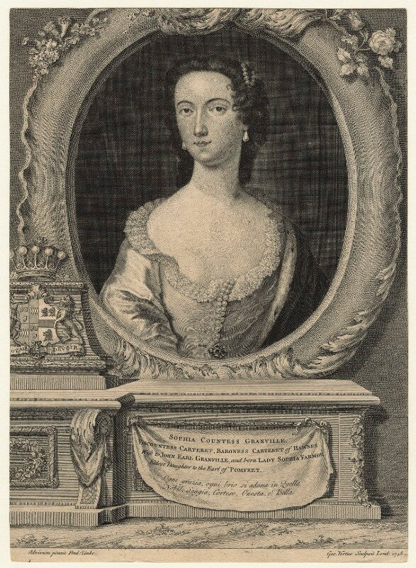 Sophia carteret (née fermor), countess granville npg d21012