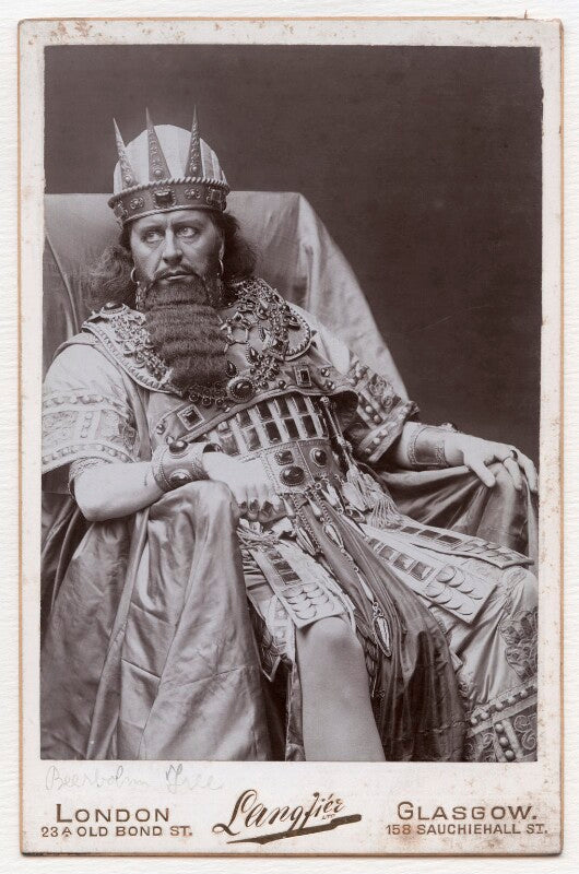 Sir herbert beerbohm tree as king herod in 'herod' npg x36210