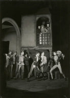 John Gielgud as Romeo; Laurence Olivier as Mercutio; Geoffrey Toone as Tybalt in 'Romeo and Juliet' NPG x14523