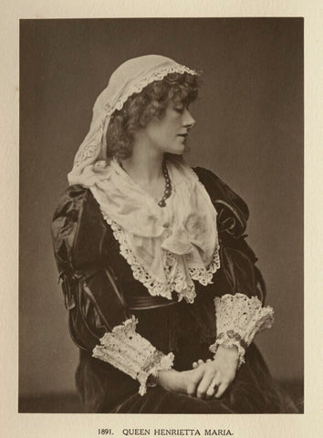 Ellen Terry as Queen Henrietta Maria in 'Charles I' NPG Ax131316