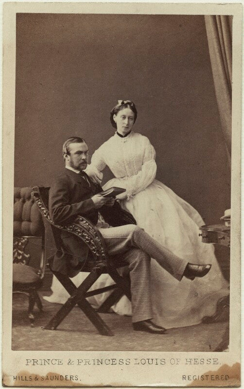 Louis iv, grand duke of hesse and by rhine; princess alice, grand duchess of hesse npg ax131378
