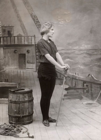 Pauline Chase as Peter Pan in 'Peter Pan' NPG x83025