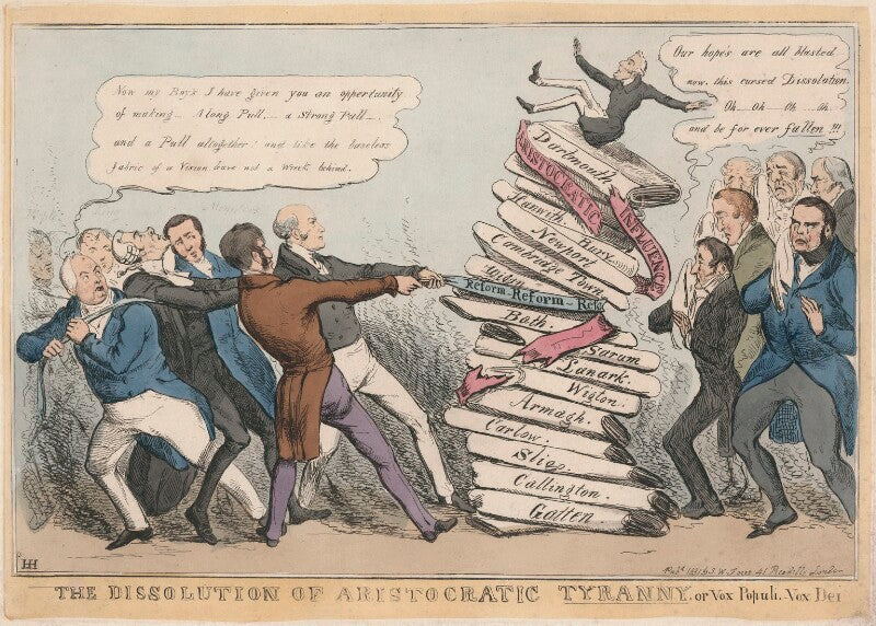 The dissolution of aristocratic tyranny. or vox populi, vox dei npg d48851