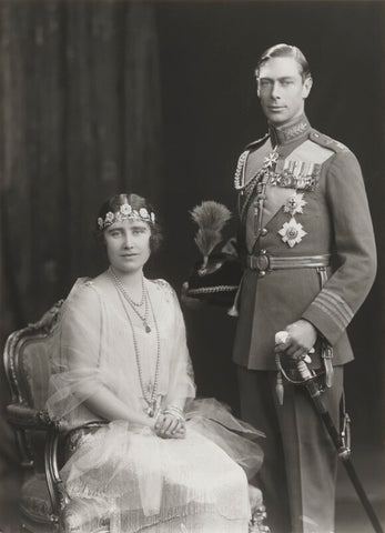 Queen Elizabeth, the Queen Mother; King George VI NPG x28019