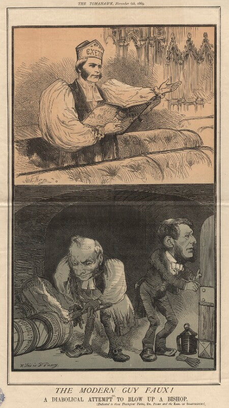 Frederick temple (when bishop of exeter); edward bouverie pusey; anthony ashley cooper, 7th earl of shaftesbury) npg d3645